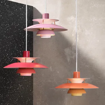 PH 5 pendant light - Ø300, Red - Louis Poulsen