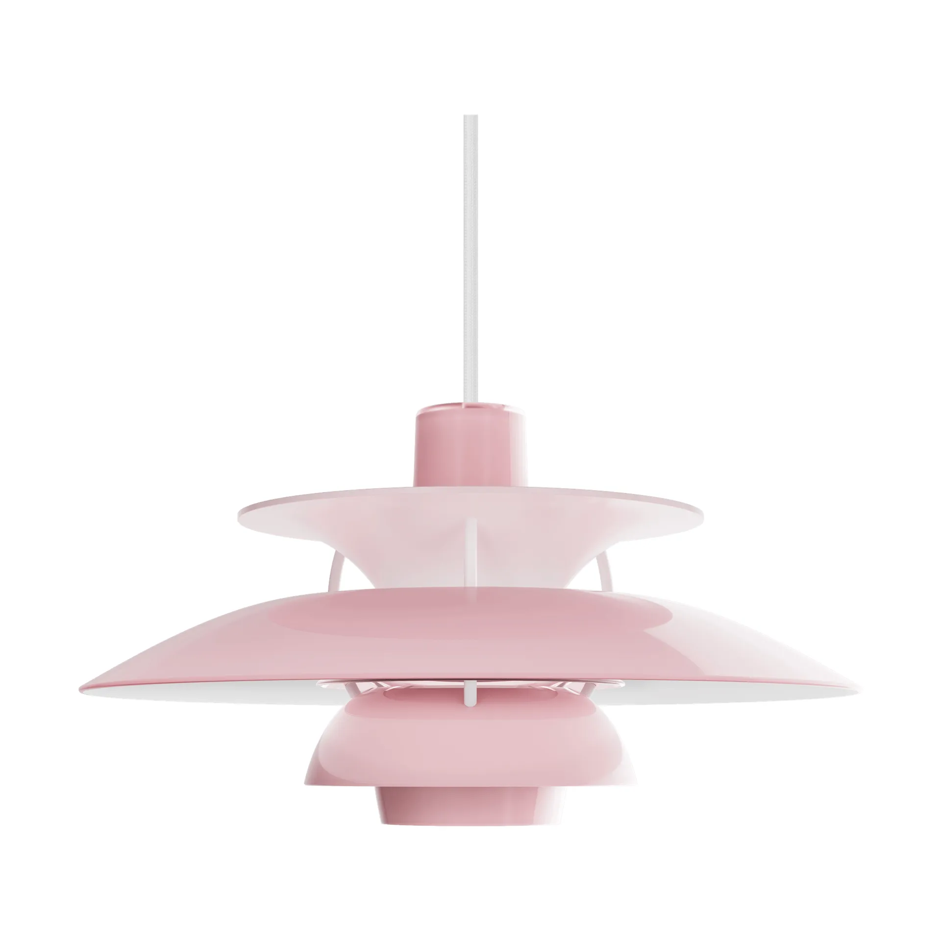 PH 5 pendant light, Ø320, Opal pale rose Louis Poulsen