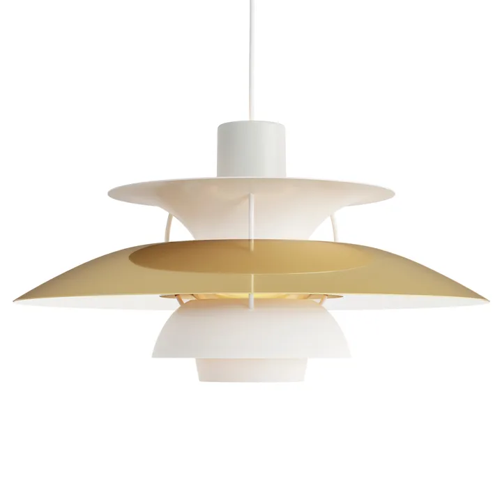 PH 5 pendant light - Ø500, Brass - Louis Poulsen