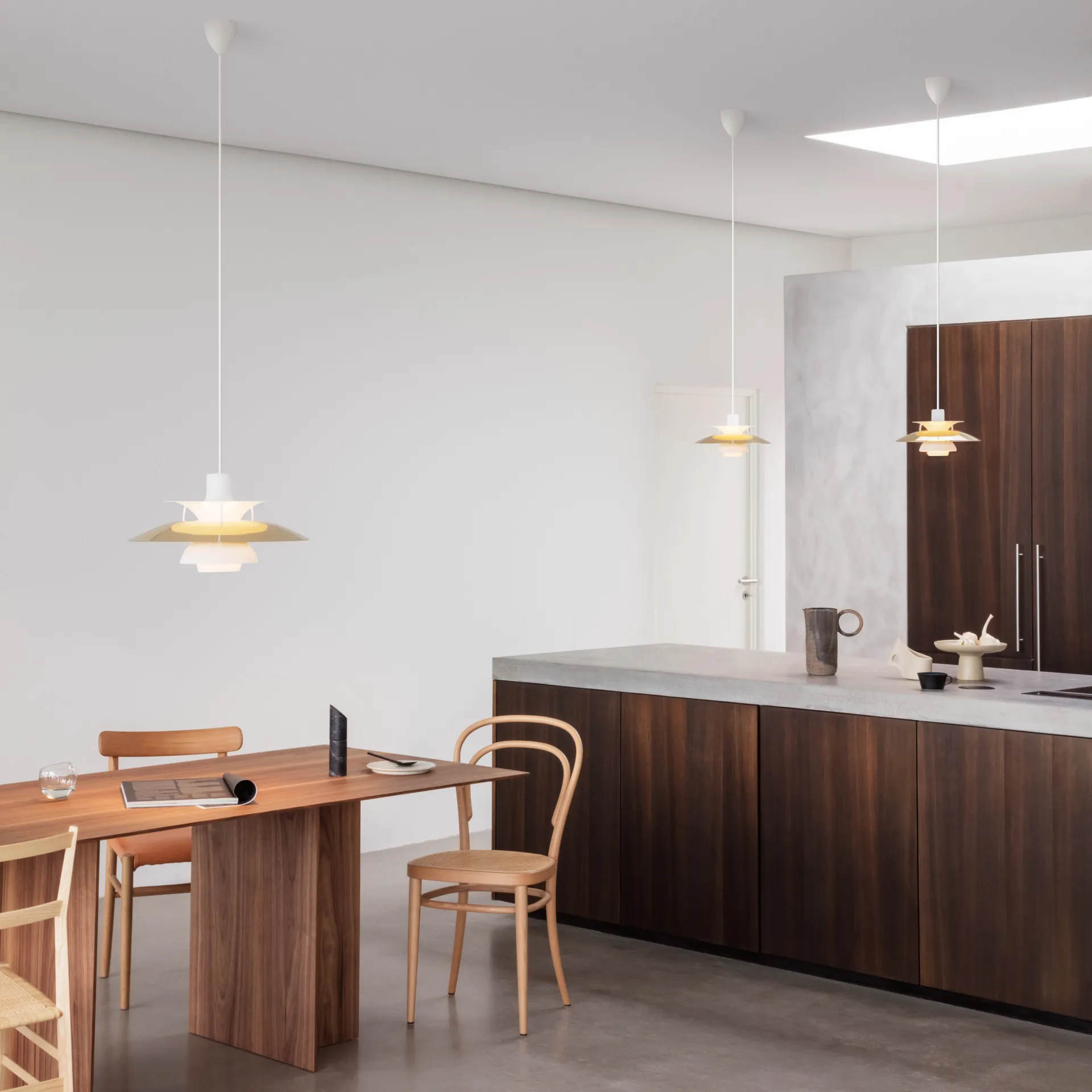 PH 5 pendant light, Ø500, Brass Louis Poulsen
