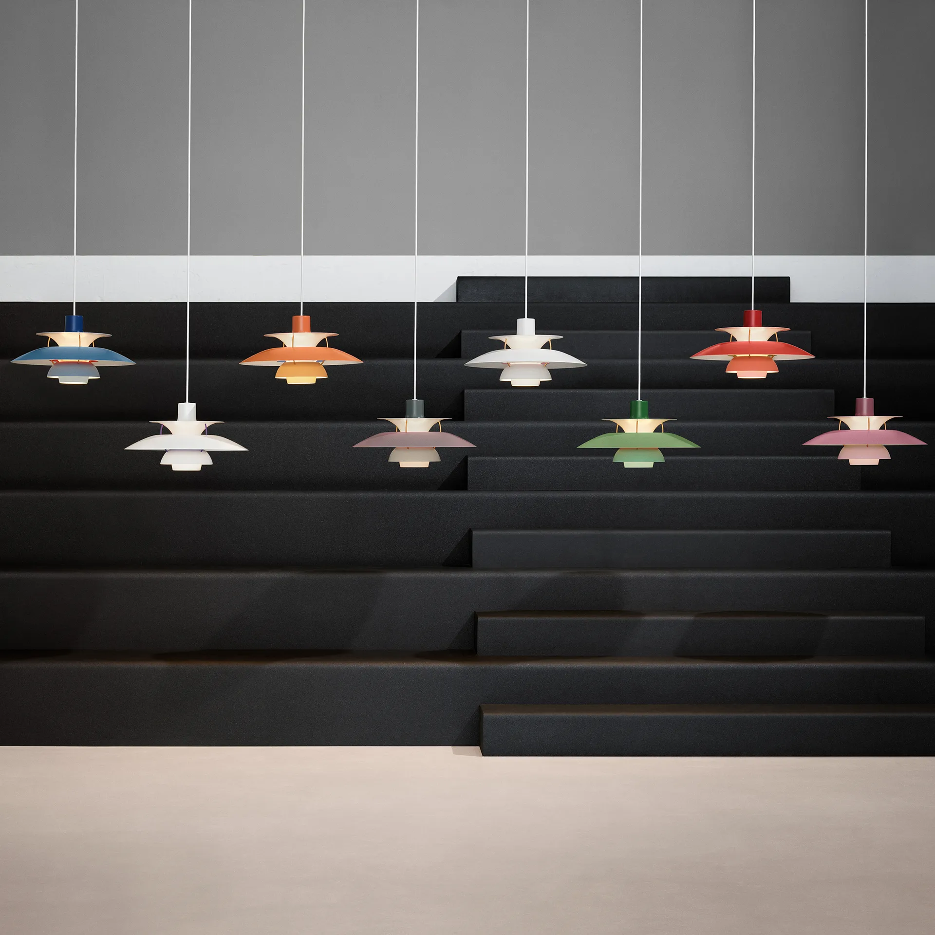 PH 5 pendant light, Ø500, Green Louis Poulsen