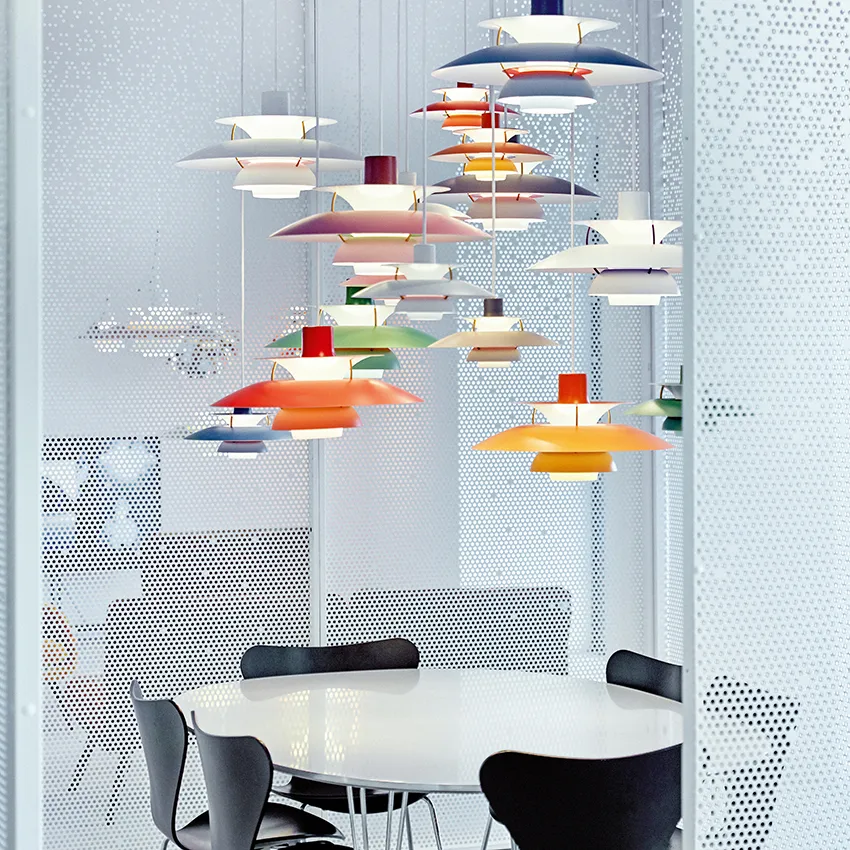 PH 5 pendant light, Ø500, Grey Louis Poulsen