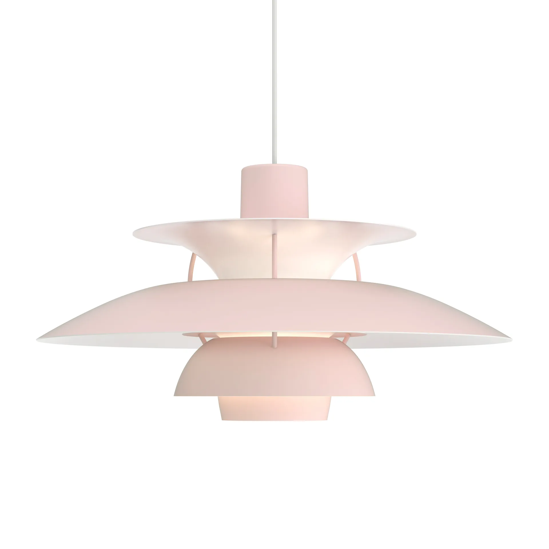 PH 5 pendant light, Ø500, Light pink Louis Poulsen