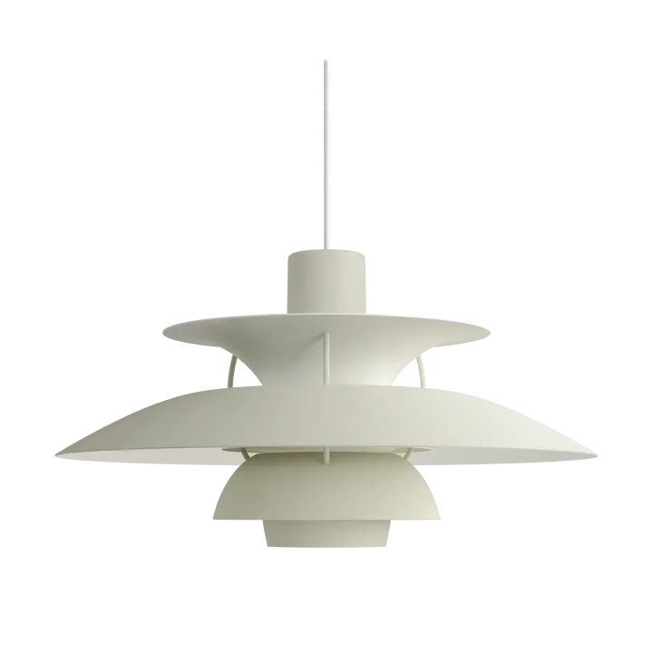 PH 5 pendant light - Ø500, Monochrome Pale pewter - Louis Poulsen