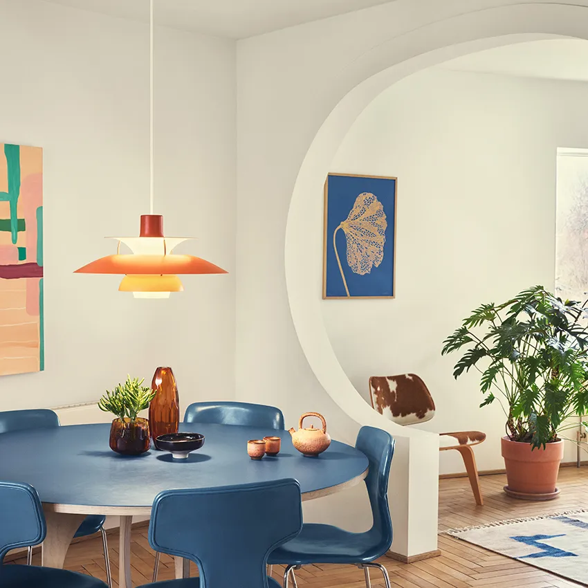 PH 5 pendant light, Ø500, Orange Louis Poulsen