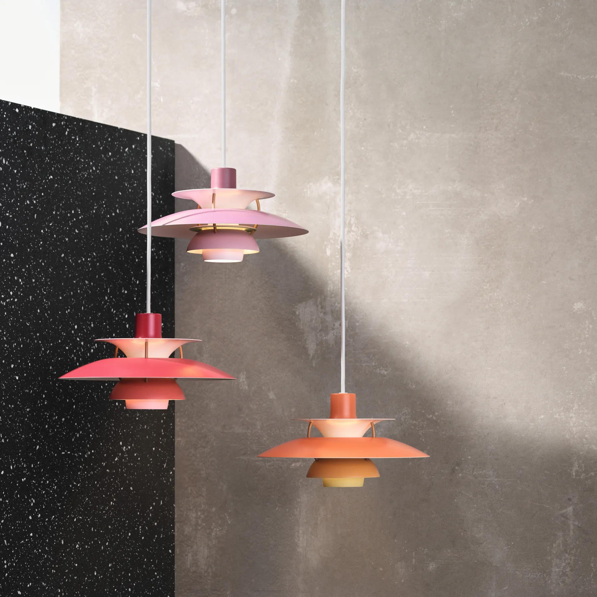 PH 5 pendant light, Ø500, Orange Louis Poulsen