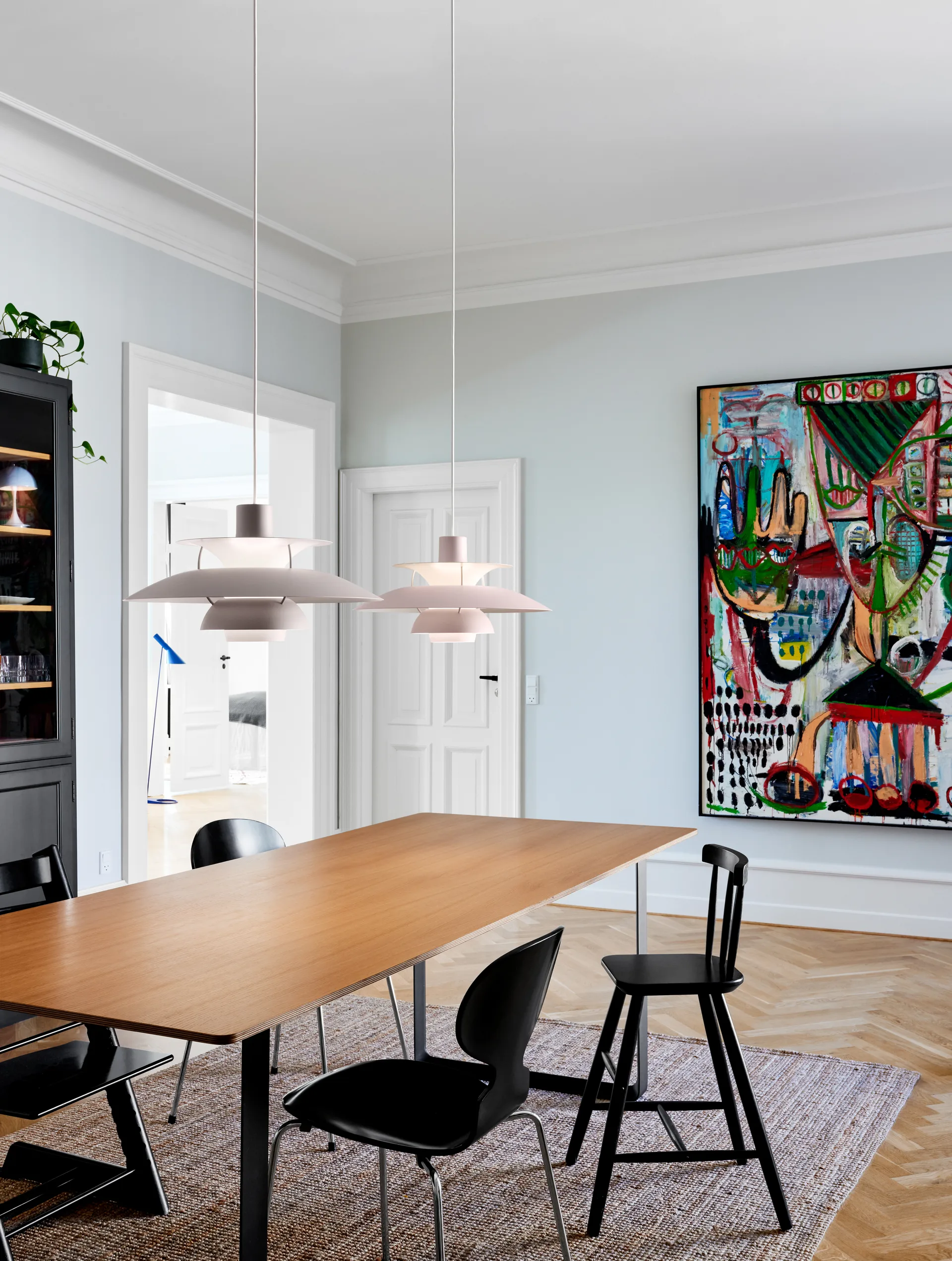 PH 5 pendant light, Ø500, Oyster grey Louis Poulsen