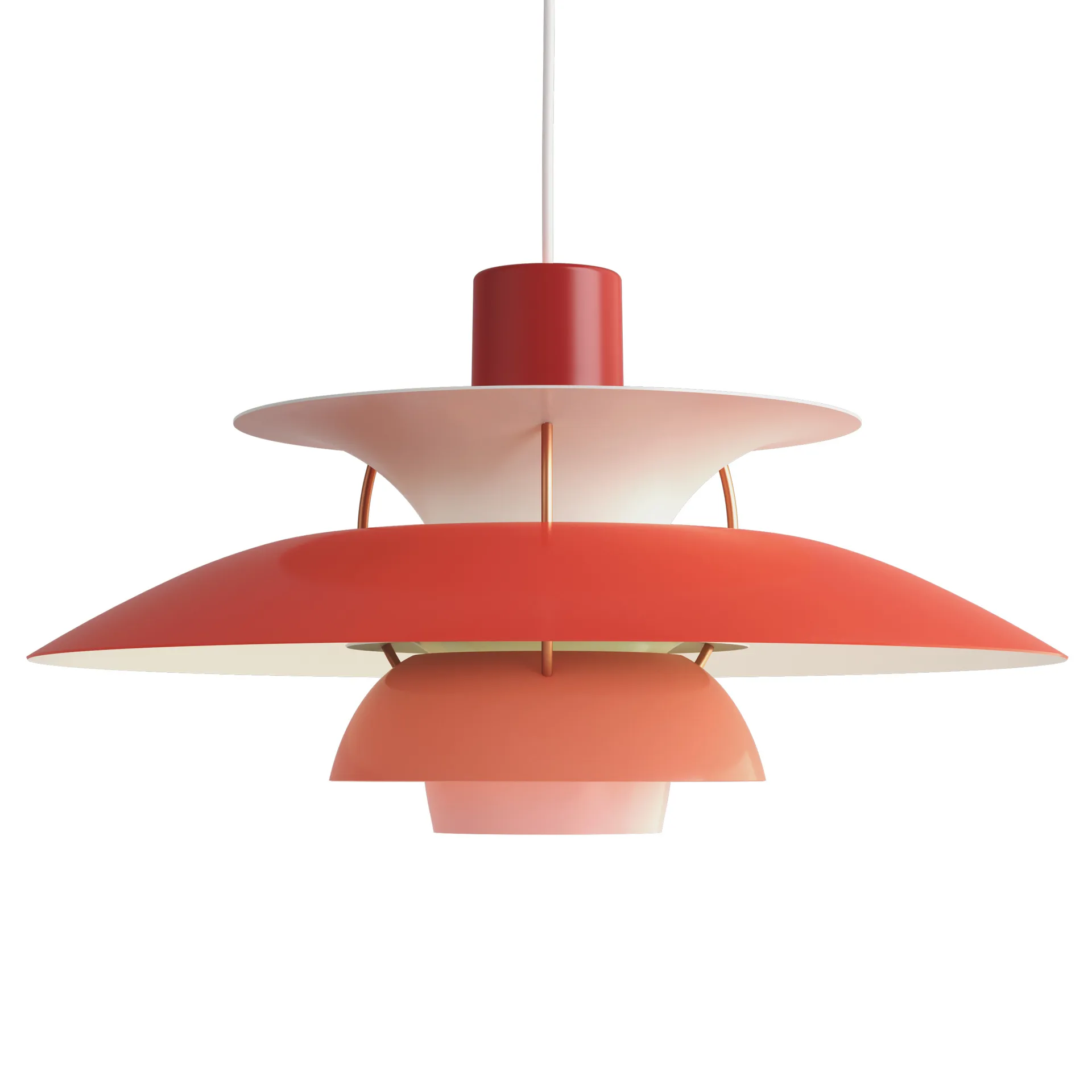 PH 5 pendant light, Ø500, Red Louis Poulsen