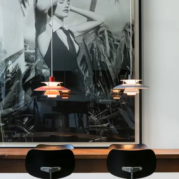 PH 5 pendant light - Ø500, Red - Louis Poulsen