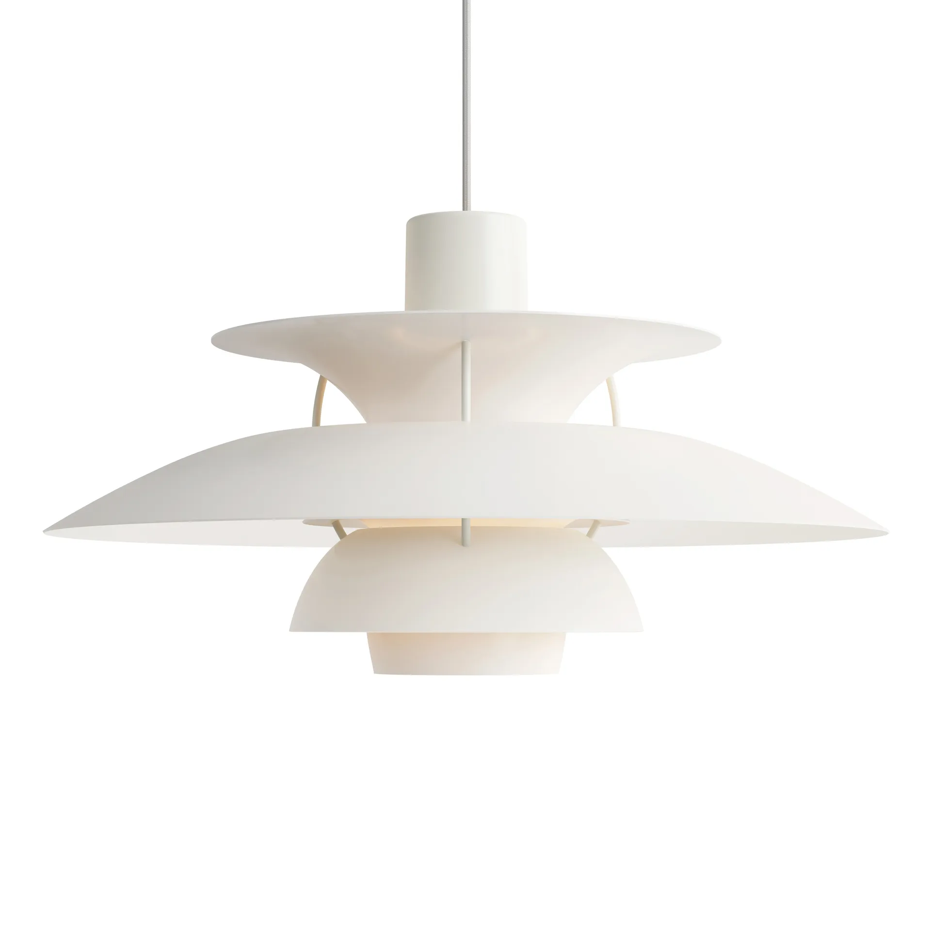 PH 5 pendant light, Ø500, White Louis Poulsen