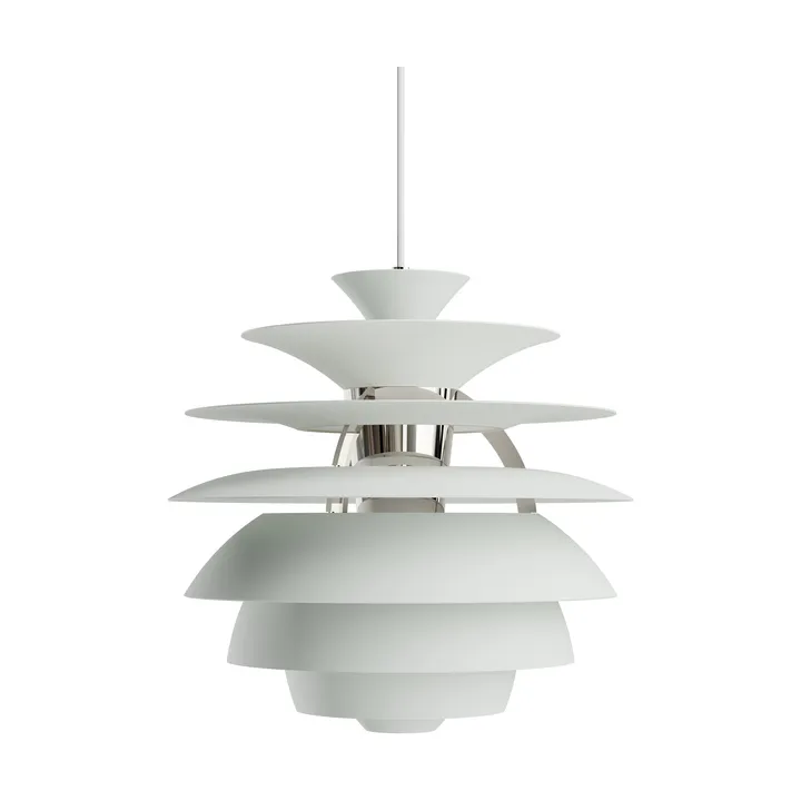 PH Snowball pendant lamp - Dusty green-chrome - Louis Poulsen
