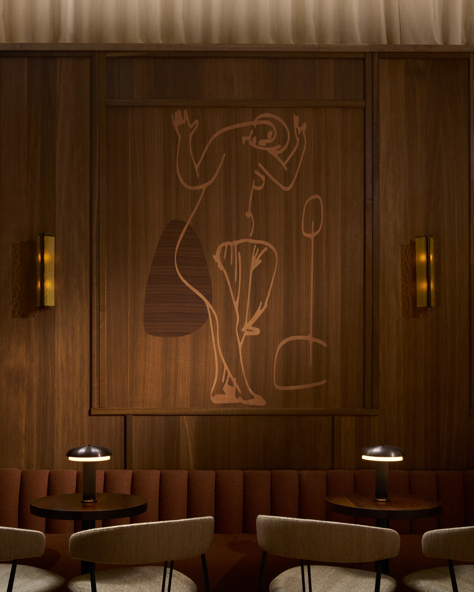 Ryff wall lamp, Bronze LYFA
