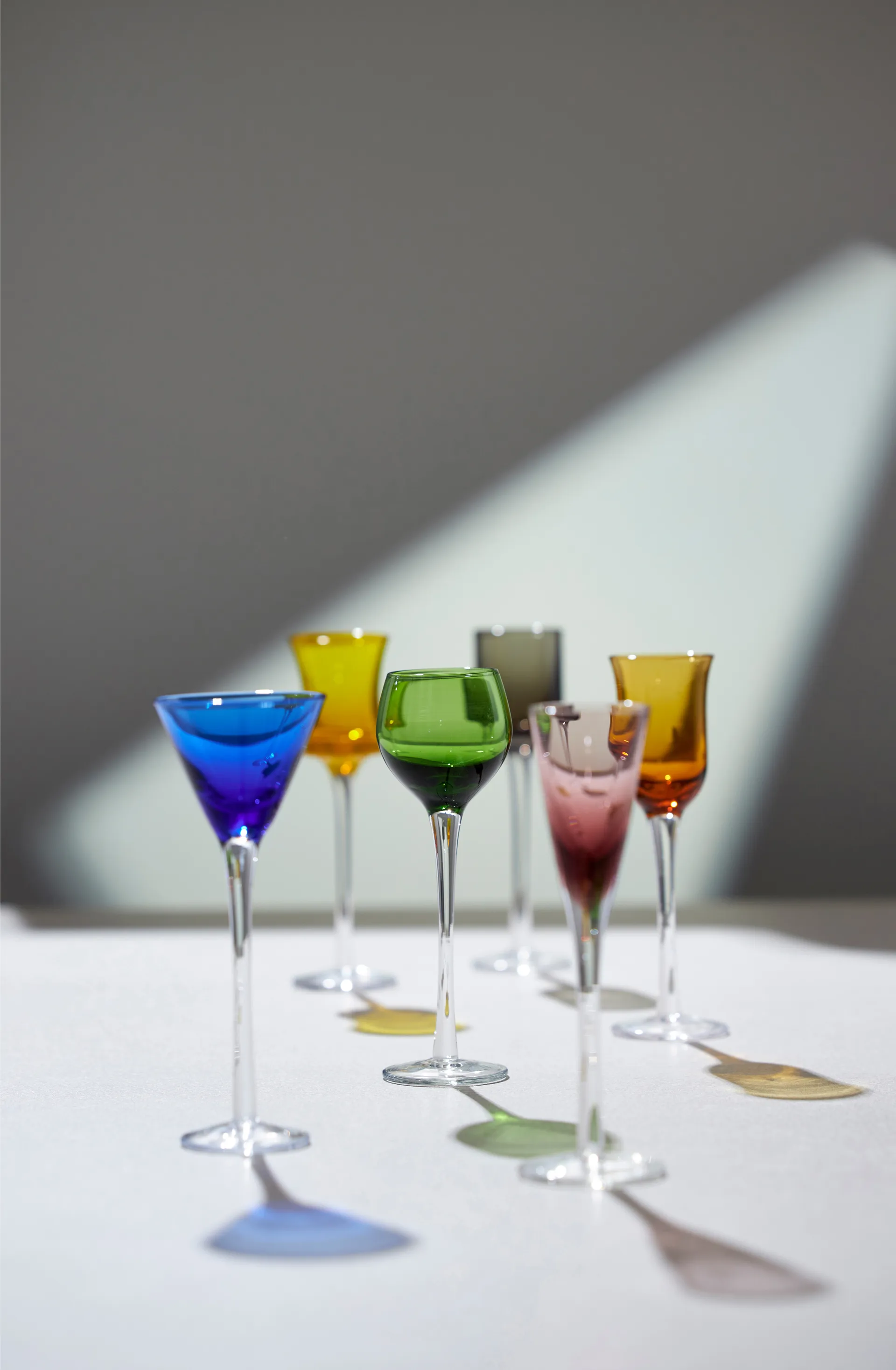 Lyngby Glas shot glasses 2,5-5 cl 6 pieces, Mix Lyngby Glas