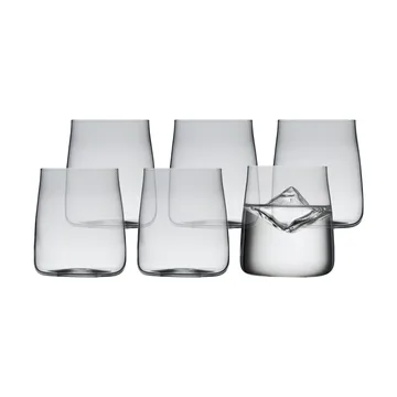 Zero water glass 42 cl 6-pack - Crystal - Lyngby Glas