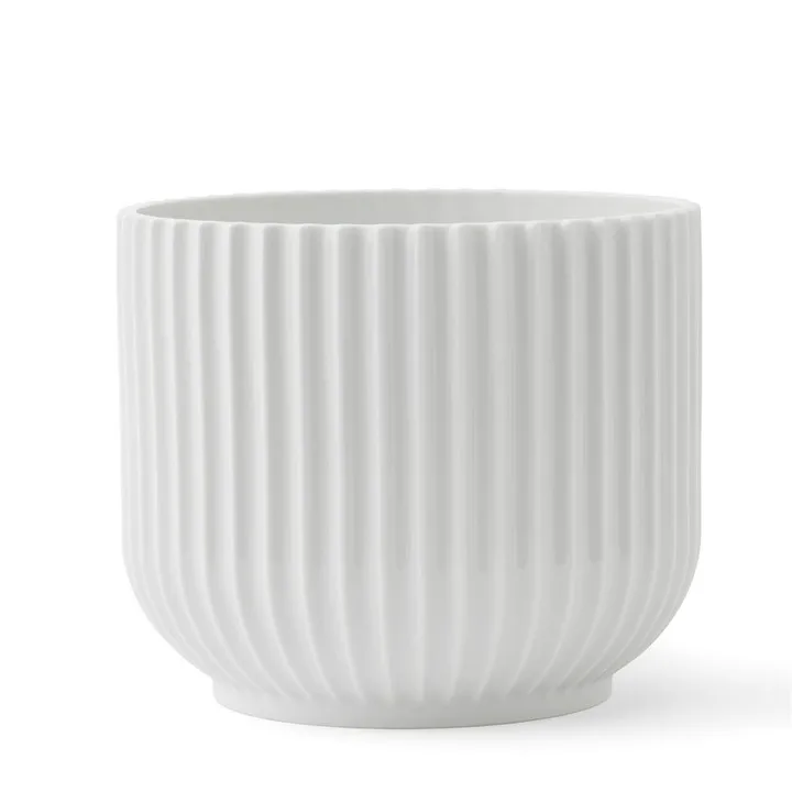 Lyngby flower pot white - Ø18,9 cm - Lyngby Porcelæn