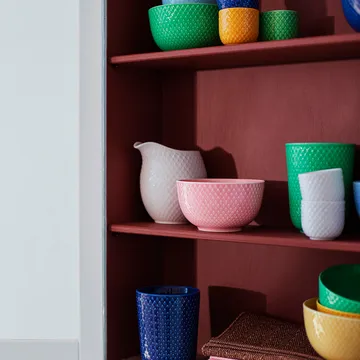 Rhombe egg cup Ø5 cm - Dark blue - Lyngby Porcelæn