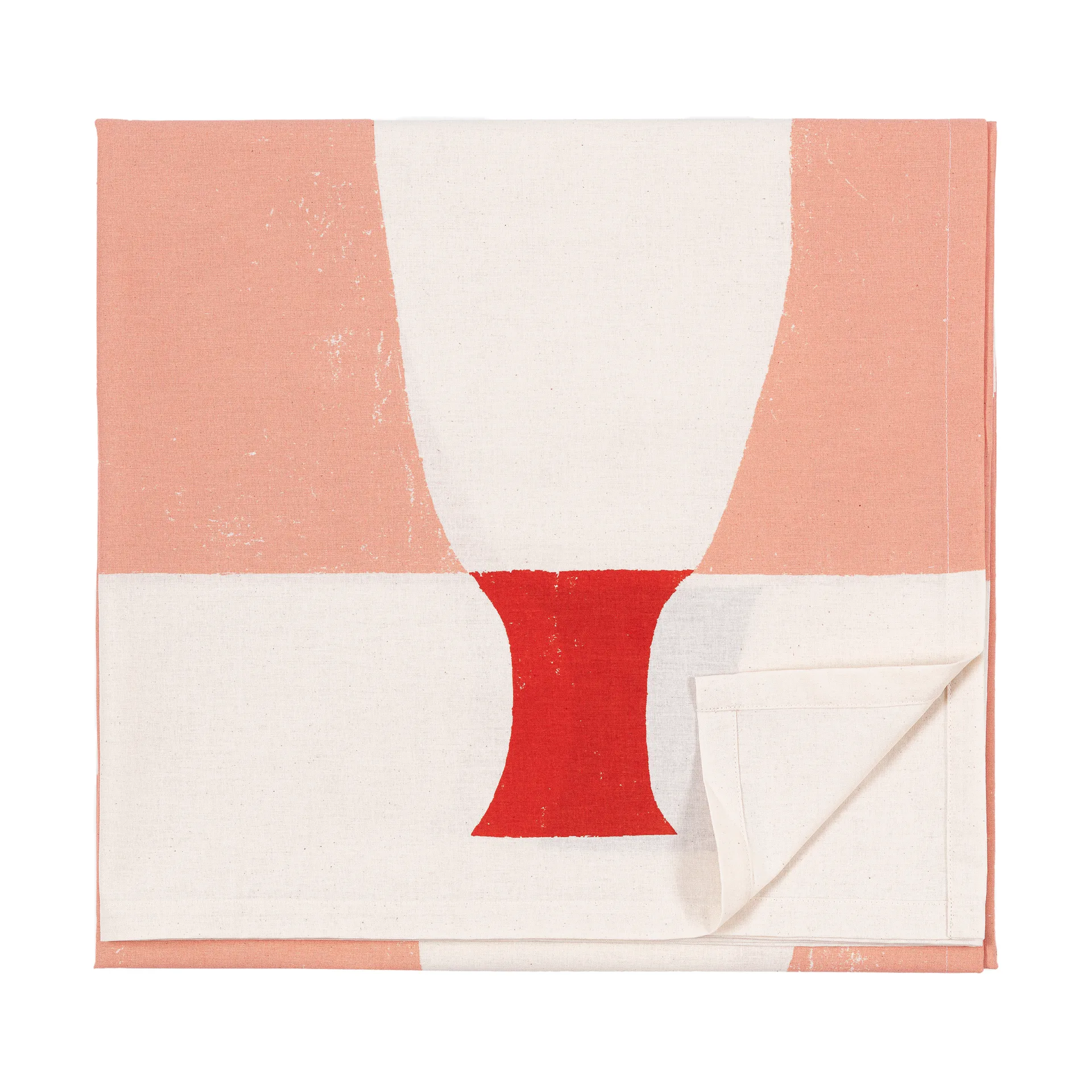 Atalaya table cloth 140x273 cm, Cotton-peach-green Marimekko