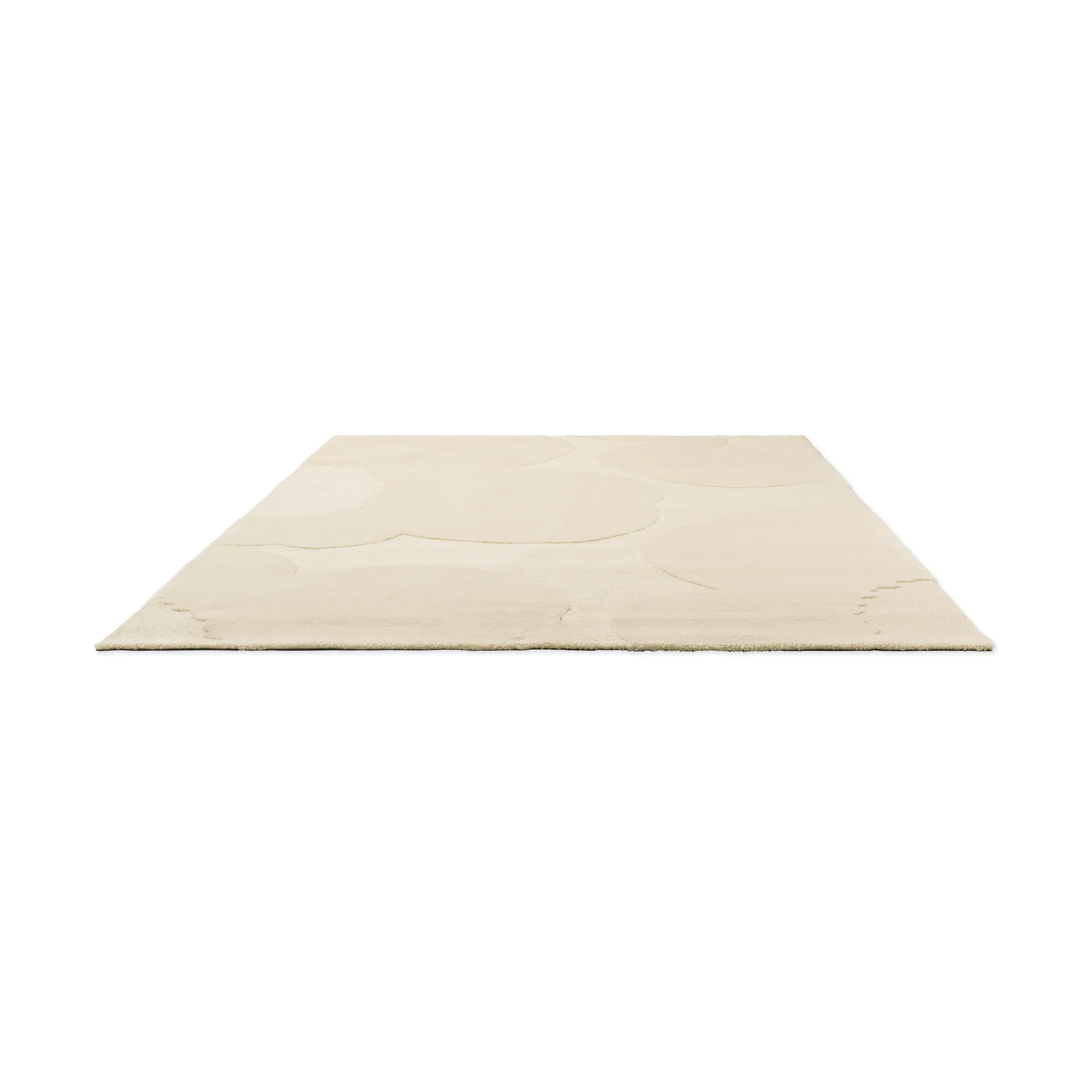 Iso Unikko wool rug, Natural white, 250x350 cm Marimekko