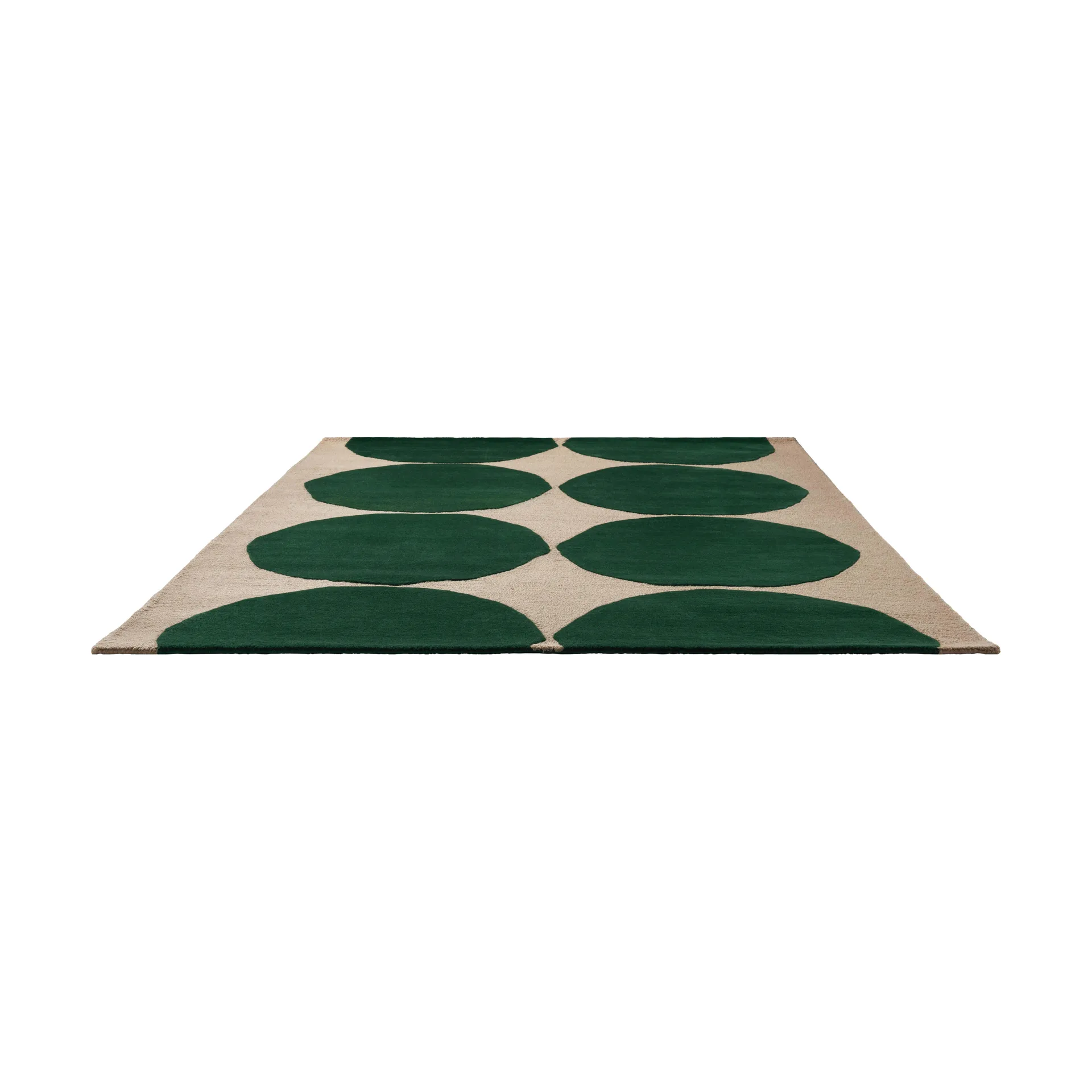 Isot Kivet wool rug, Green, 170x240 cm Marimekko