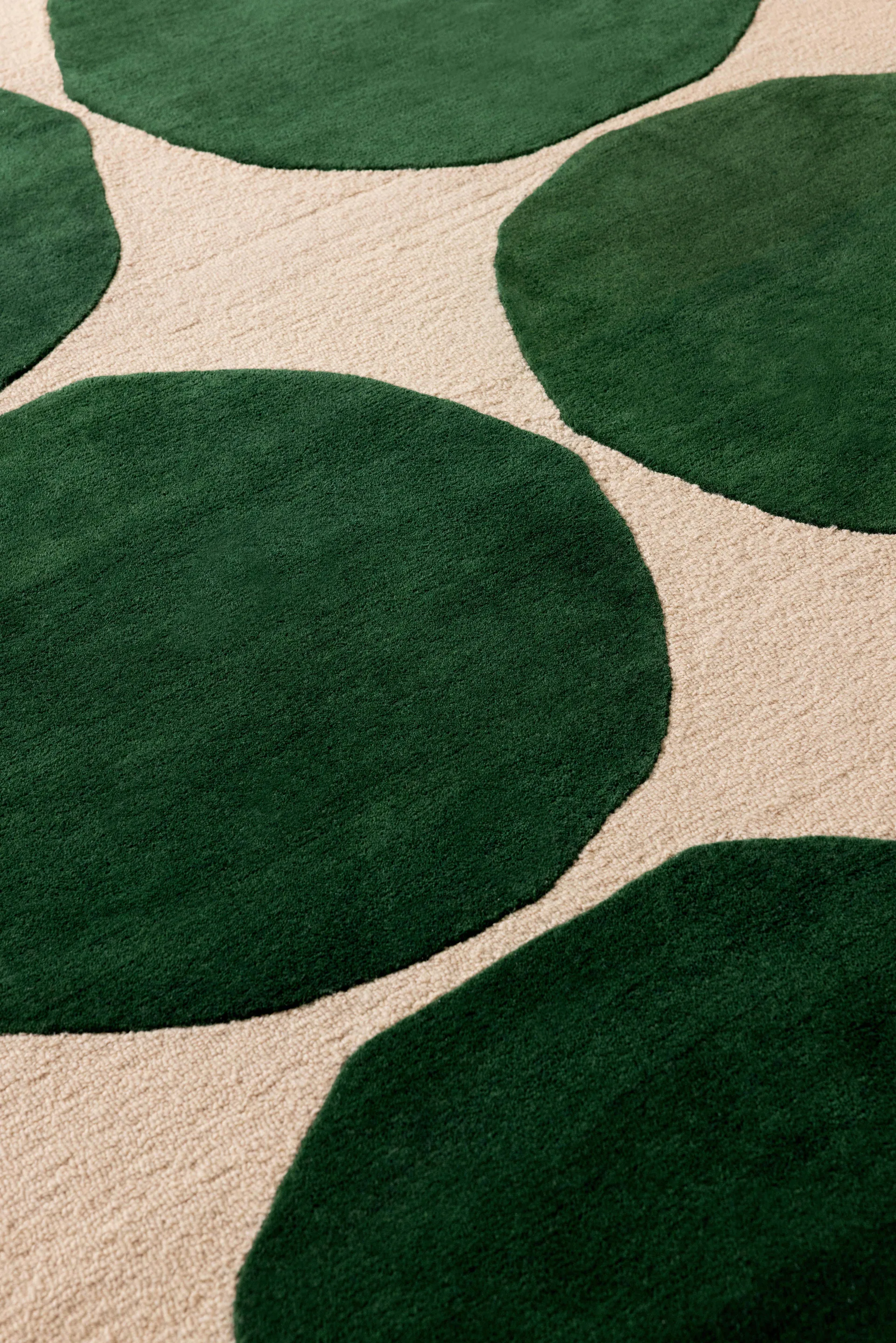Isot Kivet wool rug, Green, 200x280 cm Marimekko
