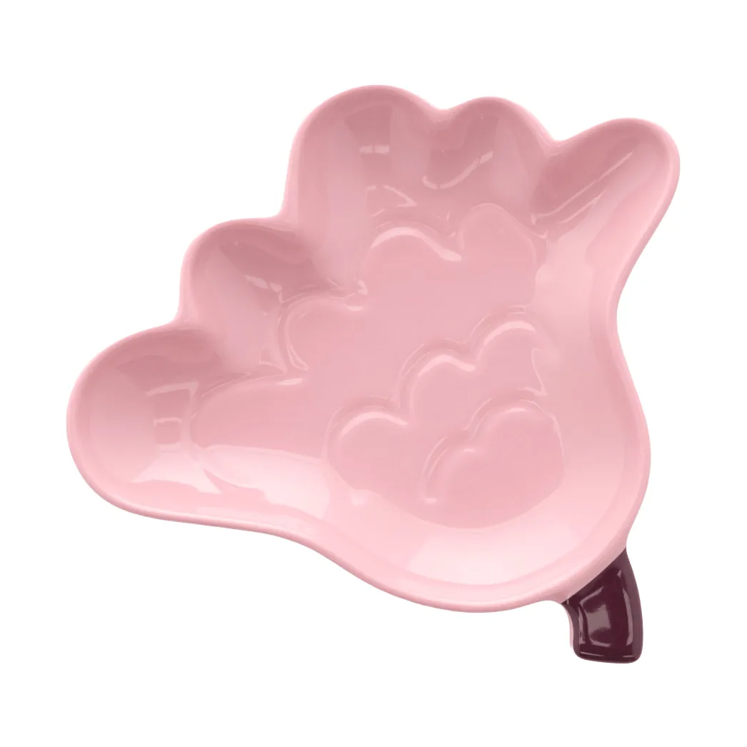 Kukasta Kukkaan side plate, Pink-petrol, Ø15 cm Marimekko