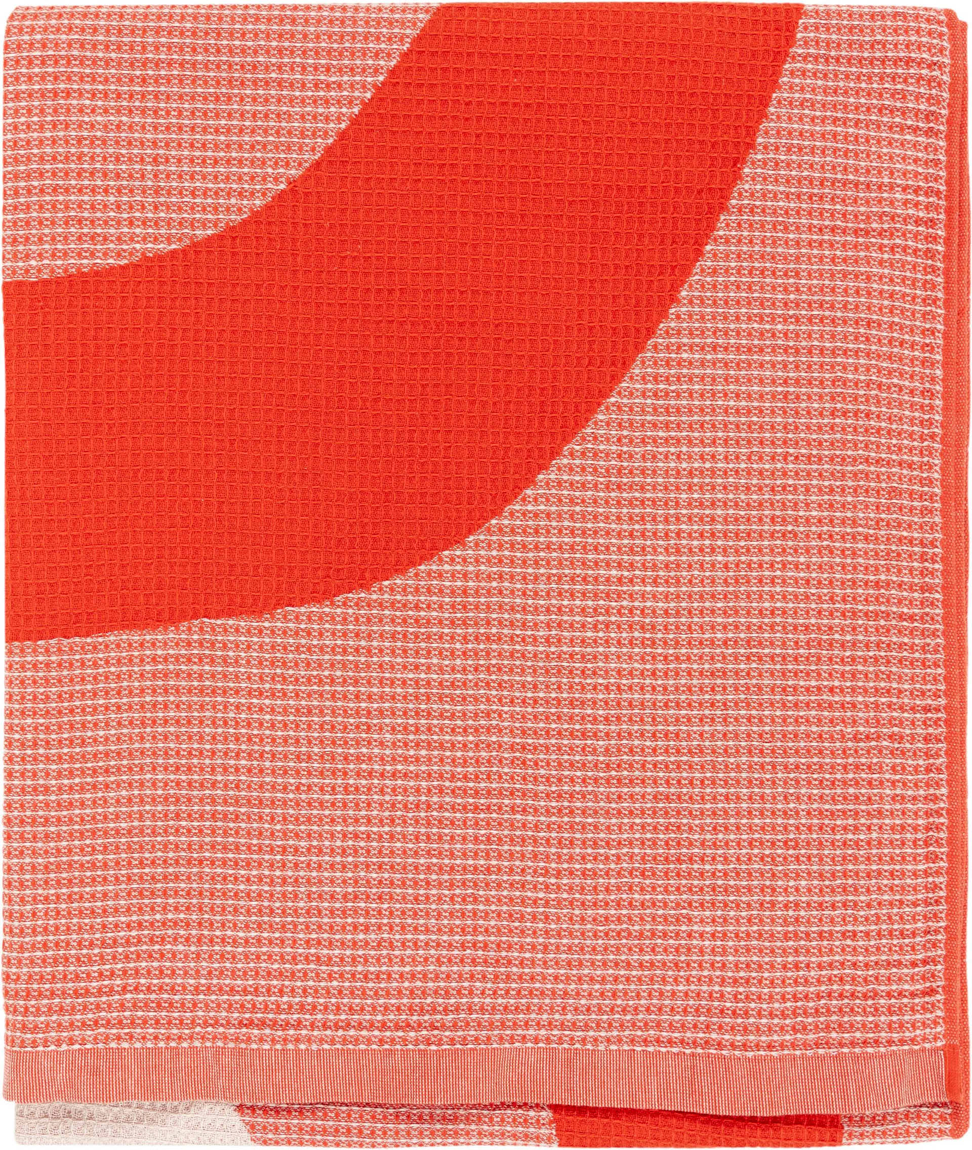 Melooni beach towel 96.5x180 cm, Orange-off white Marimekko