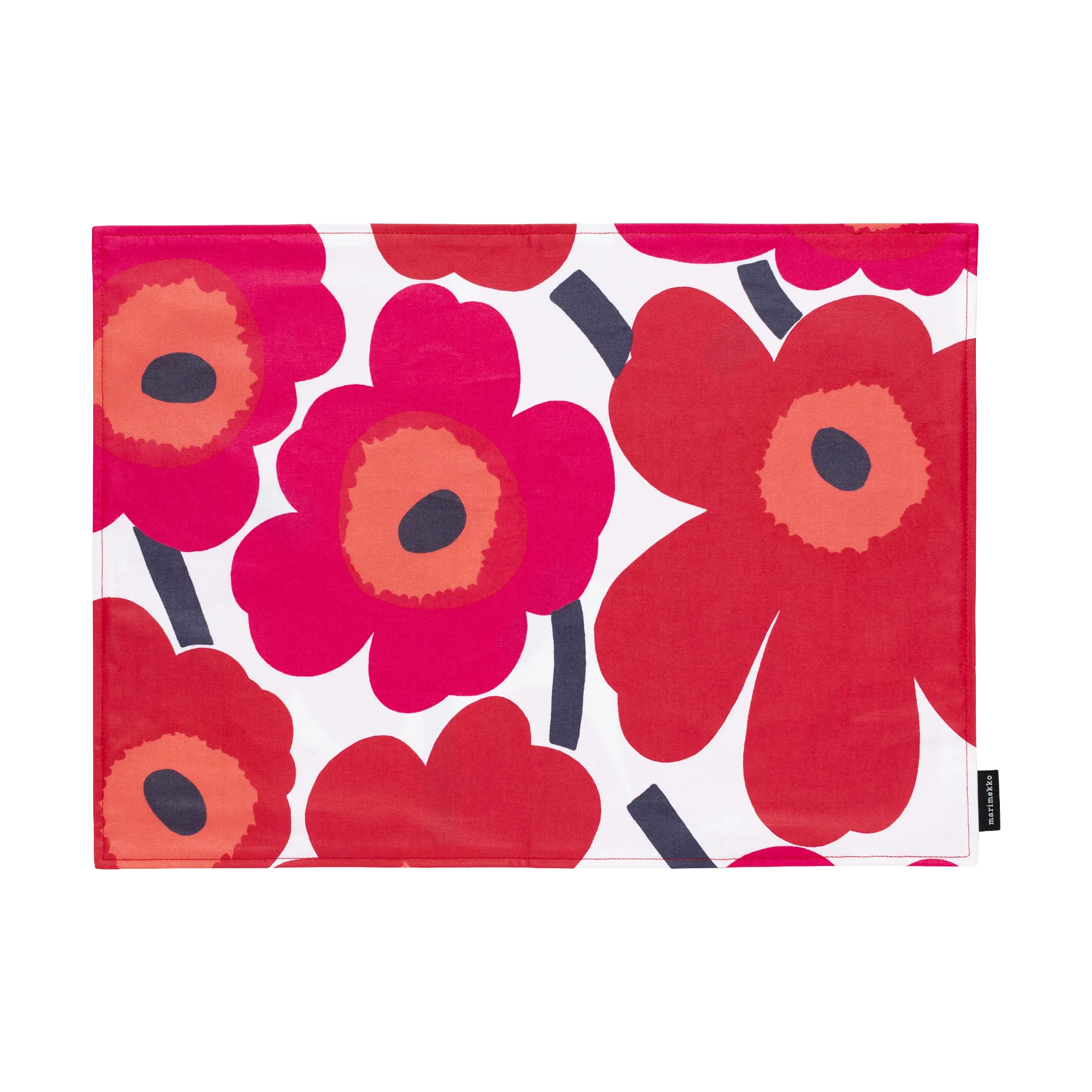Pieni Unikko placemat acrylic, White-red Marimekko