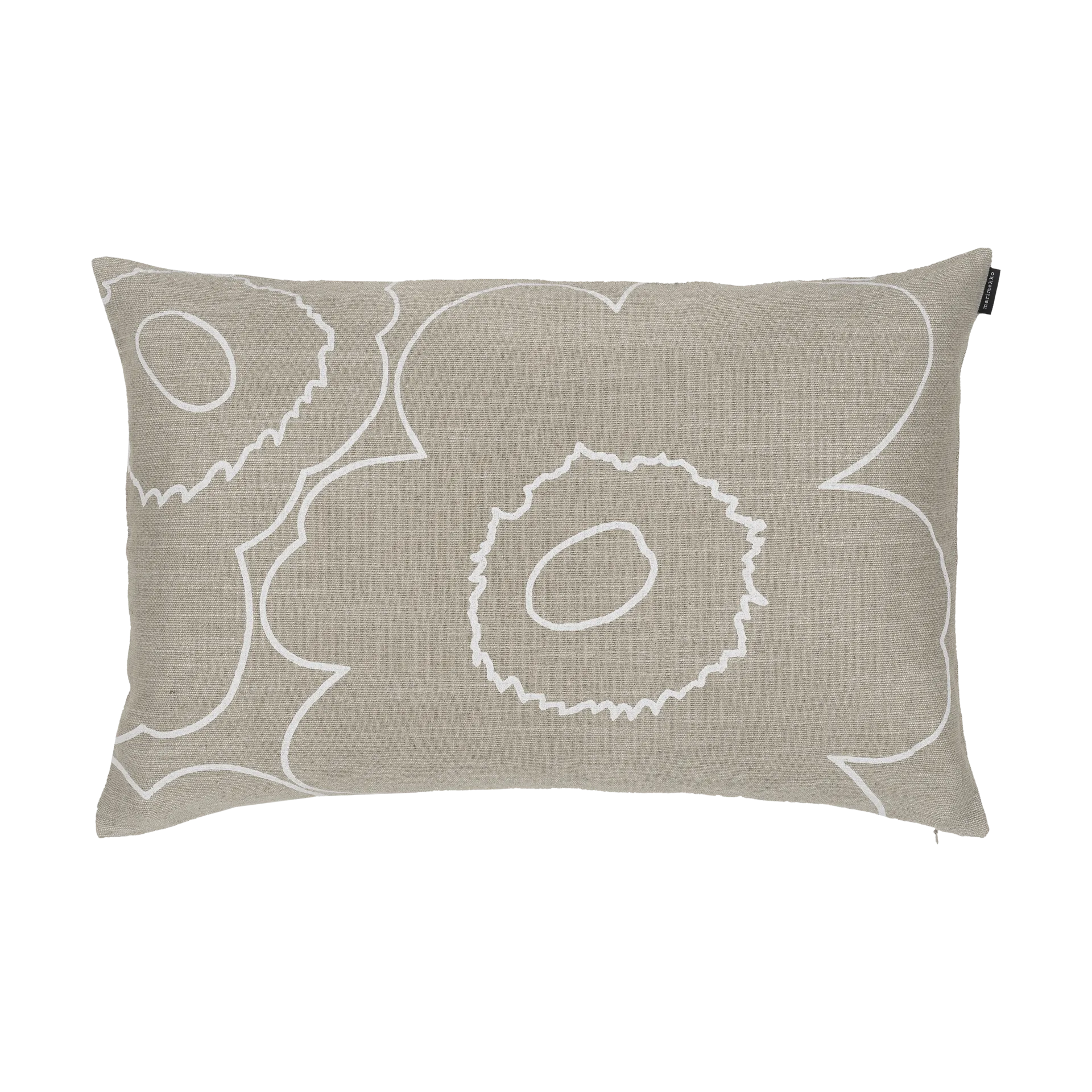 Piirto Unikko cushion cover 40x60 cm, Sand-white Marimekko