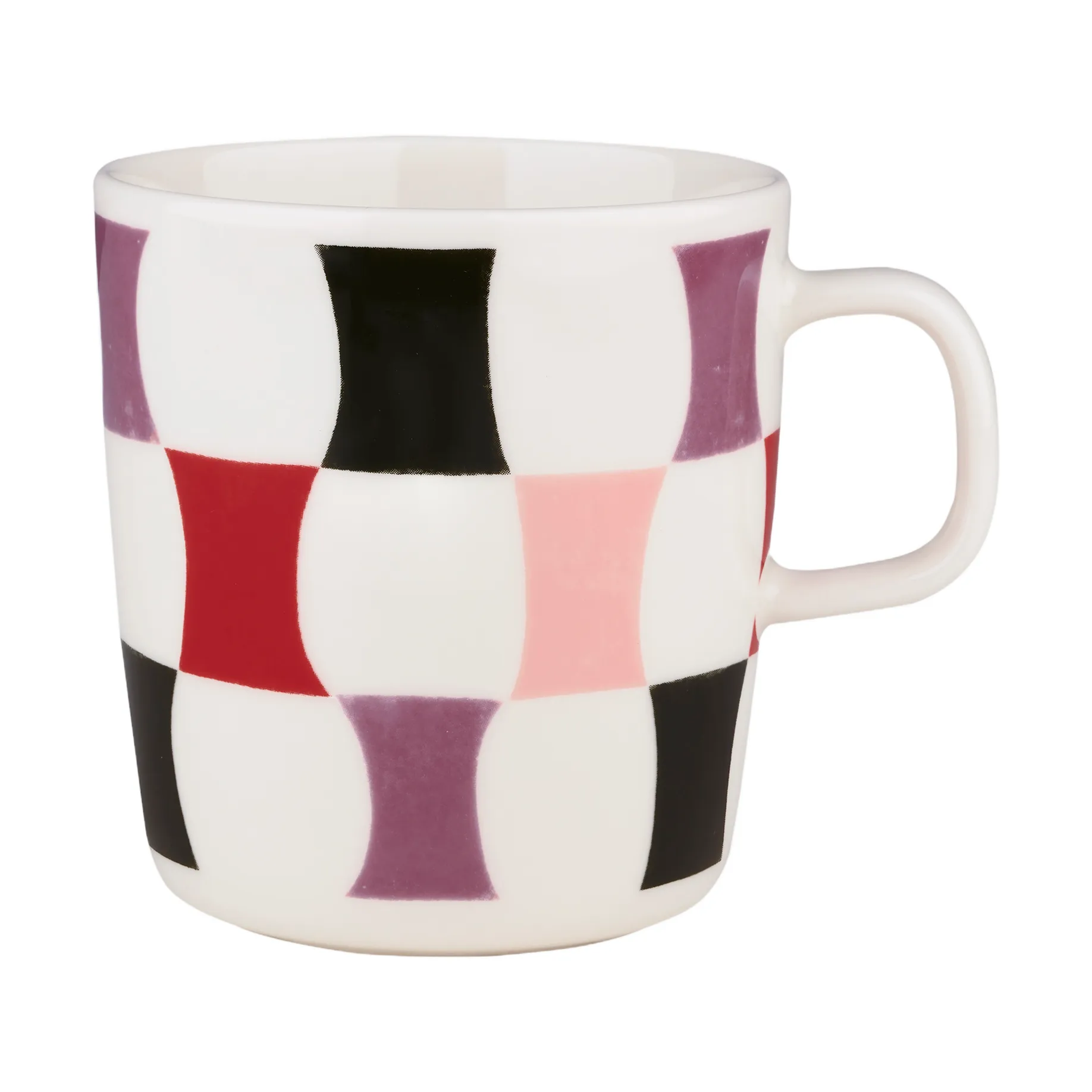 Sambara mug 4 dl, White-coal-red-powder Marimekko