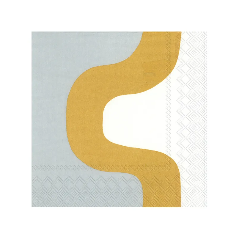 Seireeni napkin 33x33 cm 20-pack, gold Marimekko