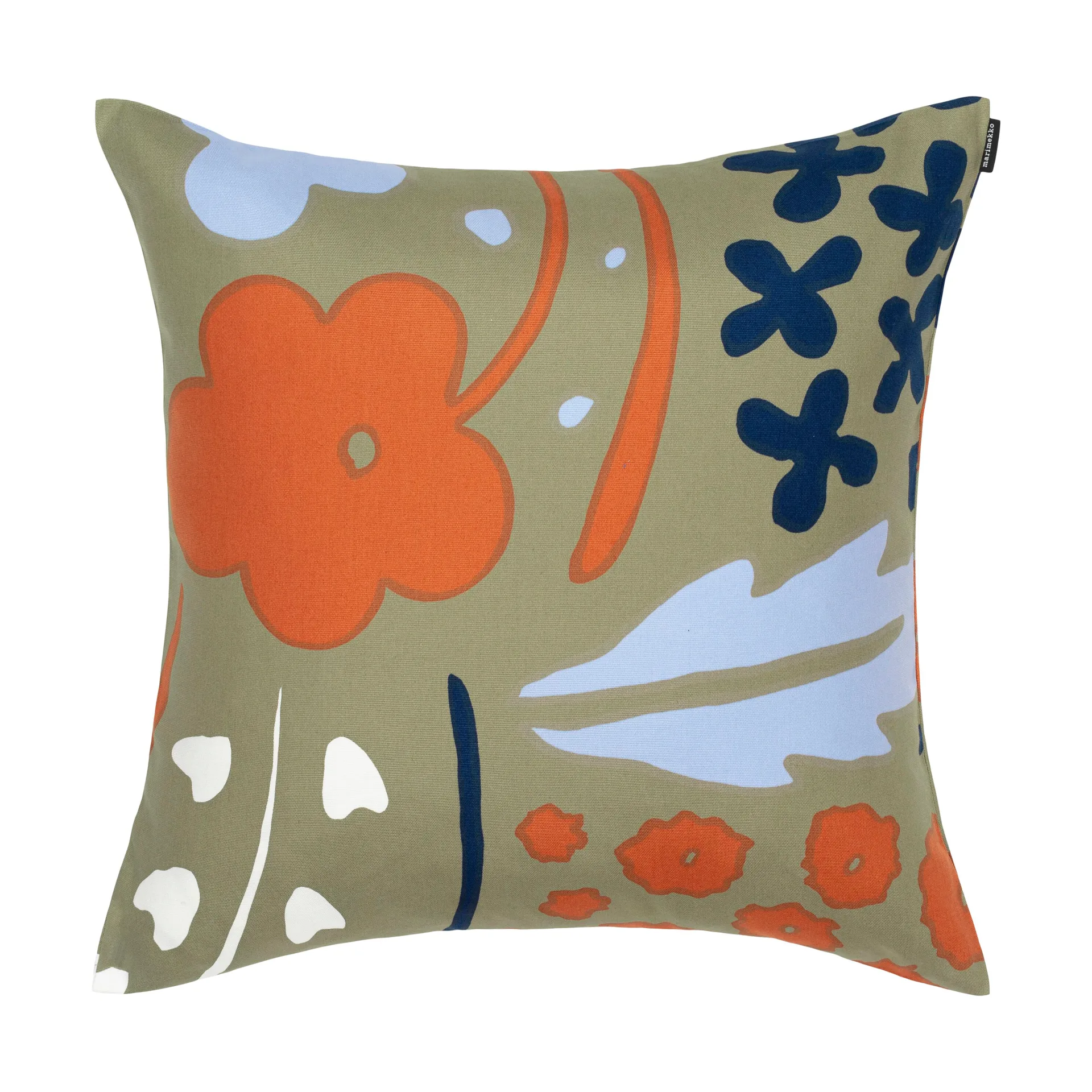 Suvi cushion cover 50x50 cm, Grey green-dark blue Marimekko