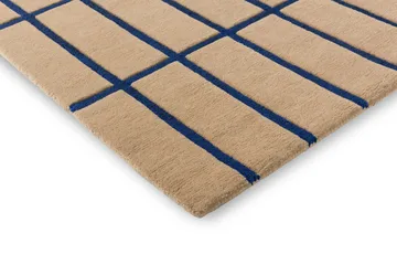 Tiiliskivi wool rug - Bright blue, 170x240 cm - Marimekko