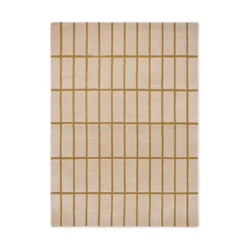 Tiiliskivi wool rug - Bronze yellow, 200x280 cm - Marimekko