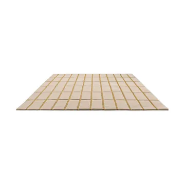 Tiiliskivi wool rug - Bronze yellow, 200x280 cm - Marimekko