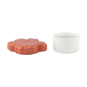 Unikko 60th Anniversary jar Ø19x11 cm - White-l. terra - Marimekko