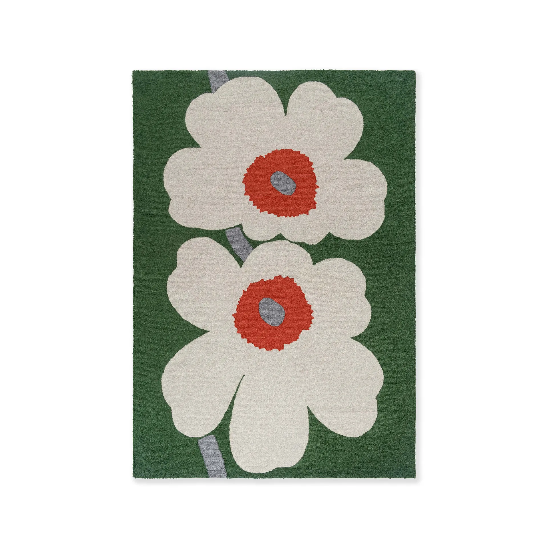 Unikko 60th Anniversary tufted plastic rug, 160x230 cm Marimekko
