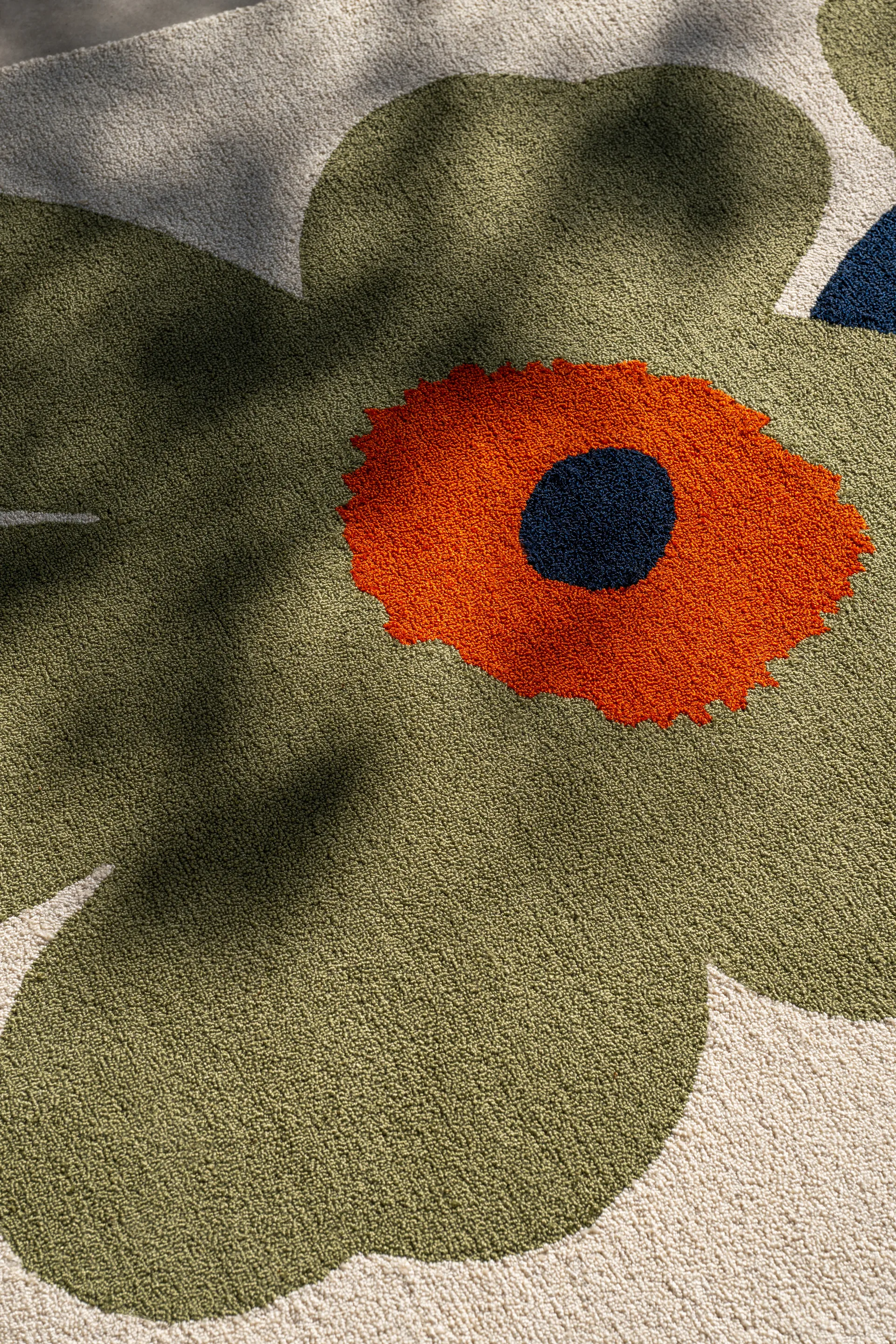 Unikko anniversary outdoor rug, Dusty green, 200x280 cm Marimekko