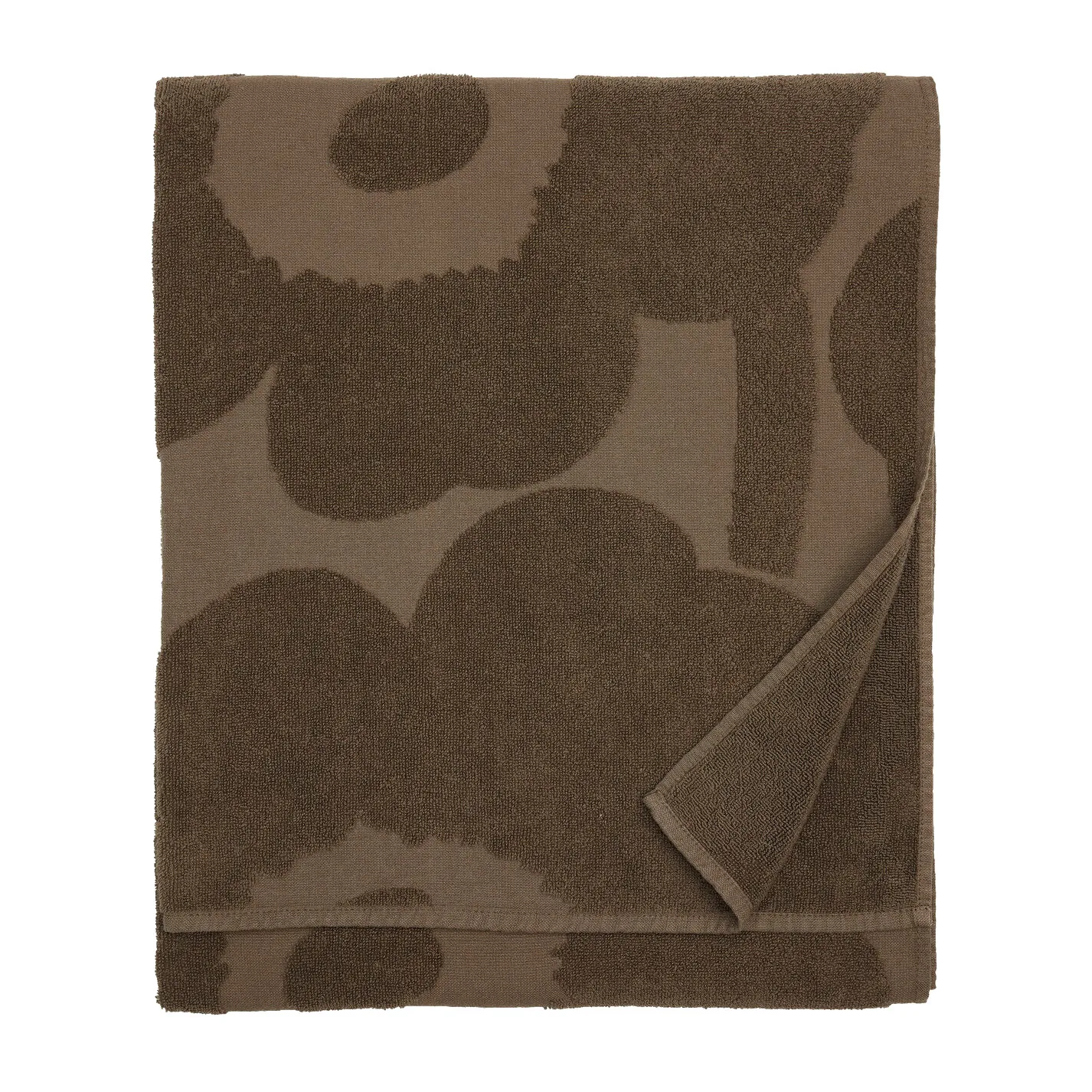 Unikko bath towel 70x150 cm, dark sand Marimekko