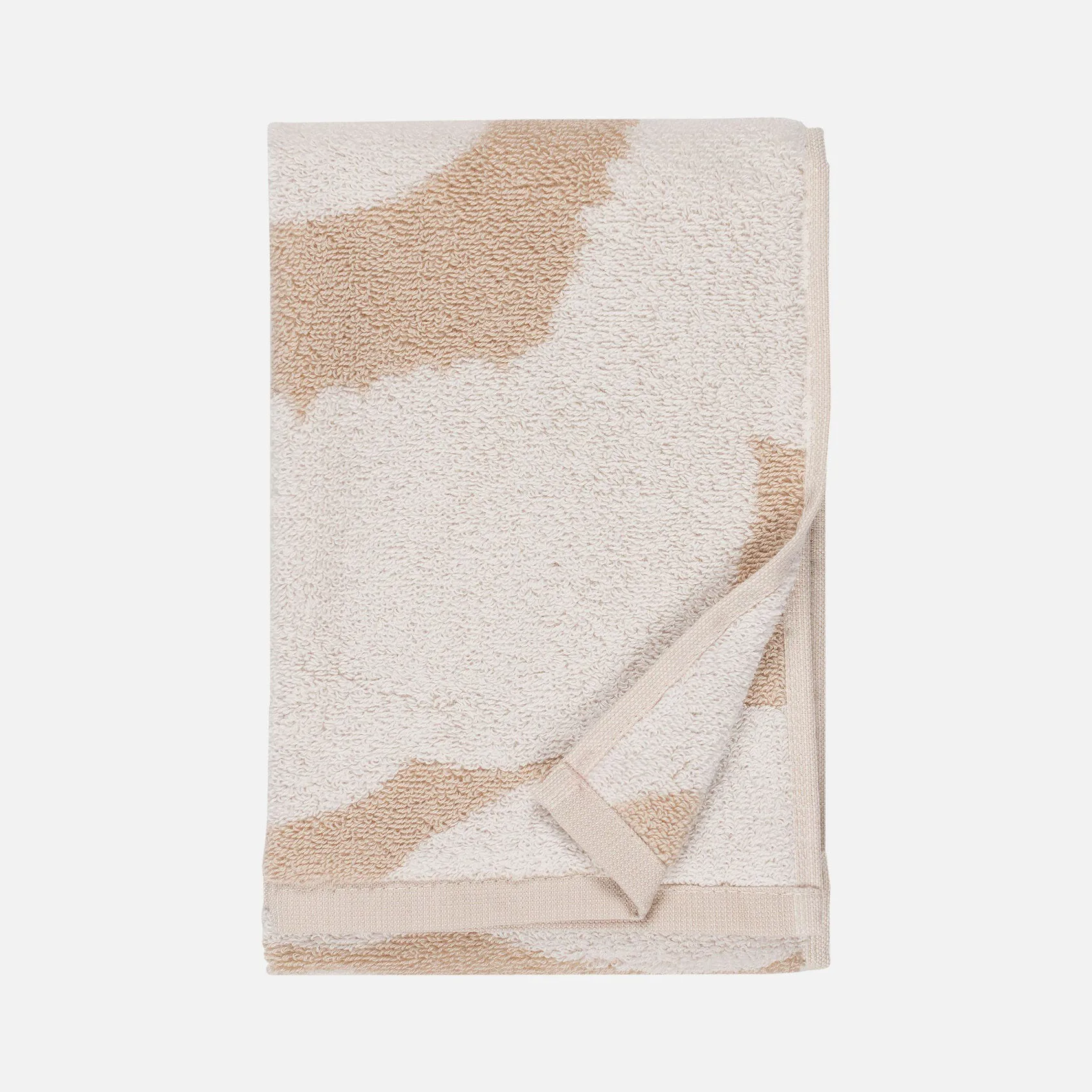 Unikko guest towel 30x50 cm, Beige-white Marimekko