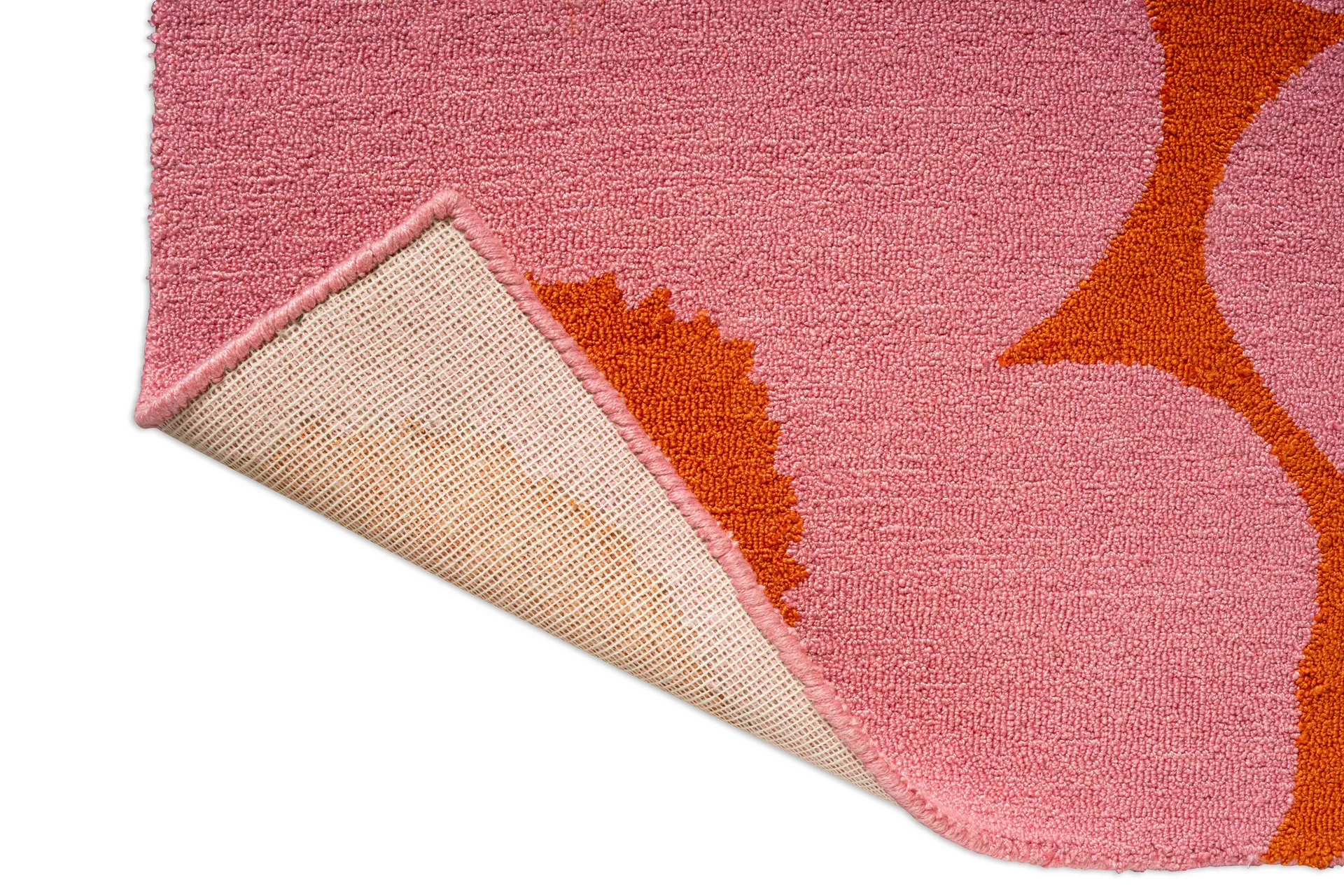 Unikko outdoor rug, Pink-orange, 140x200 cm Marimekko
