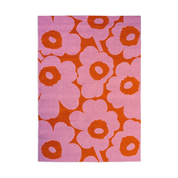 Unikko outdoor rug - Pink-orange, 160x230 cm - Marimekko