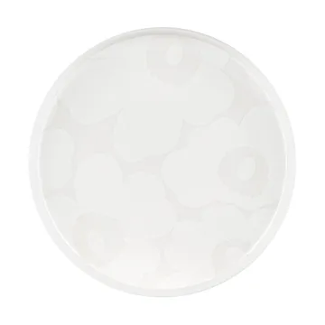 Unikko plate 20 cm - White-off white - Marimekko