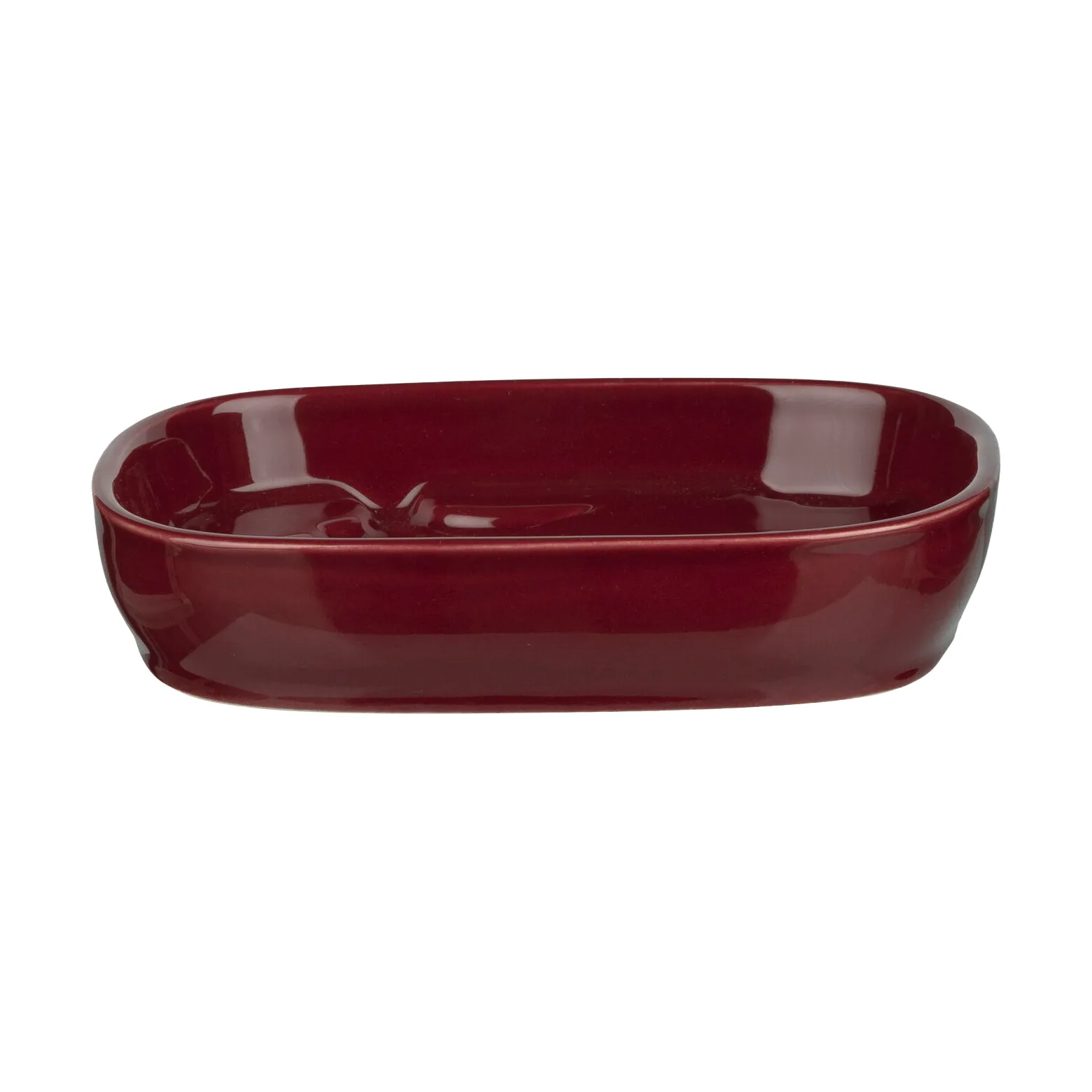 Unikko soap dish, Burgundy Marimekko