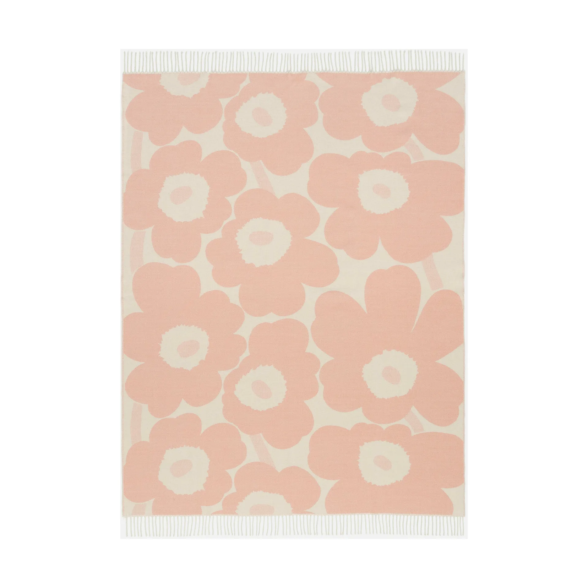 Unikko throw 130x180 cm, Pink Marimekko