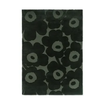 Unikko wool rug - Dark green, 140x200 cm - Marimekko