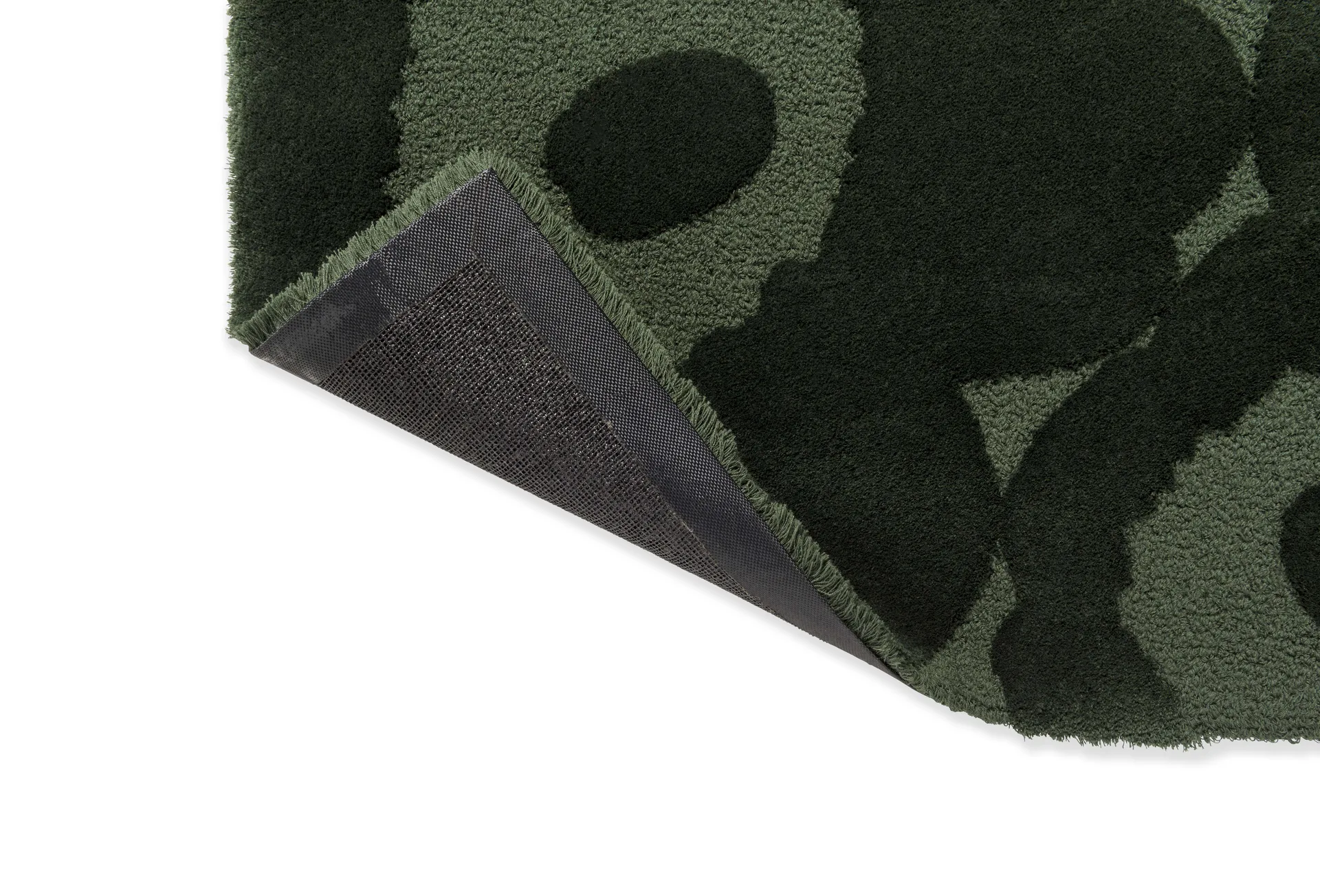 Unikko wool rug, Dark green, 140x200 cm Marimekko