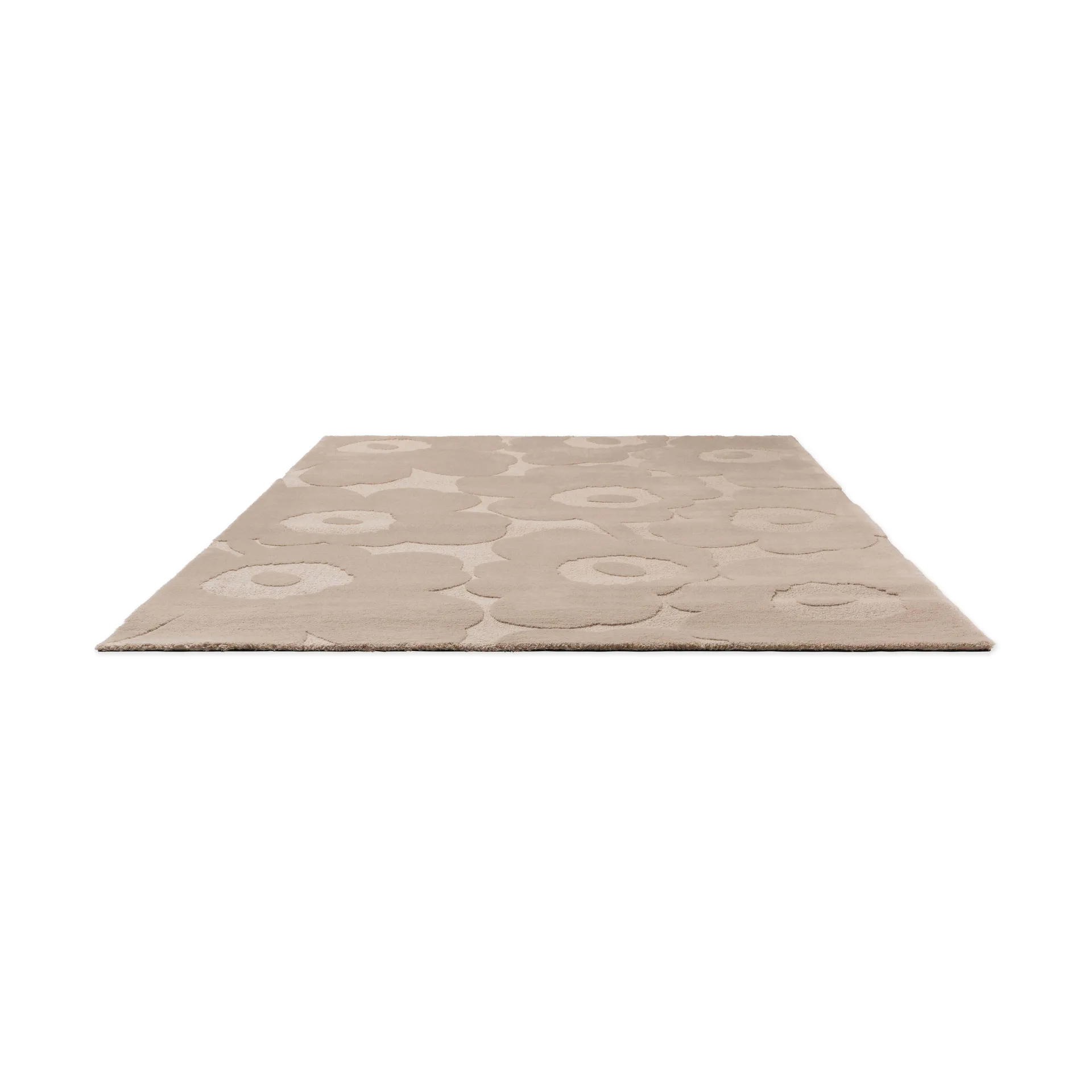 Unikko wool rug, Light beige, 170x240 cm Marimekko