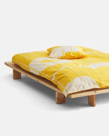 Vesi Unikko duvet cover 150x210 cm - Spring yellow-ecru - Marimekko