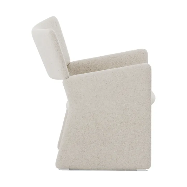 Crown Easy Chair - Spiral 21 Chalk - Massproductions