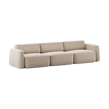 Patch 3-seater sofa - Atlantis 52 Alabaster - Massproductions